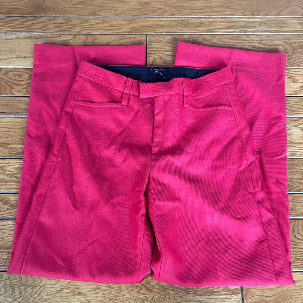 Banana Republic Red Trousers